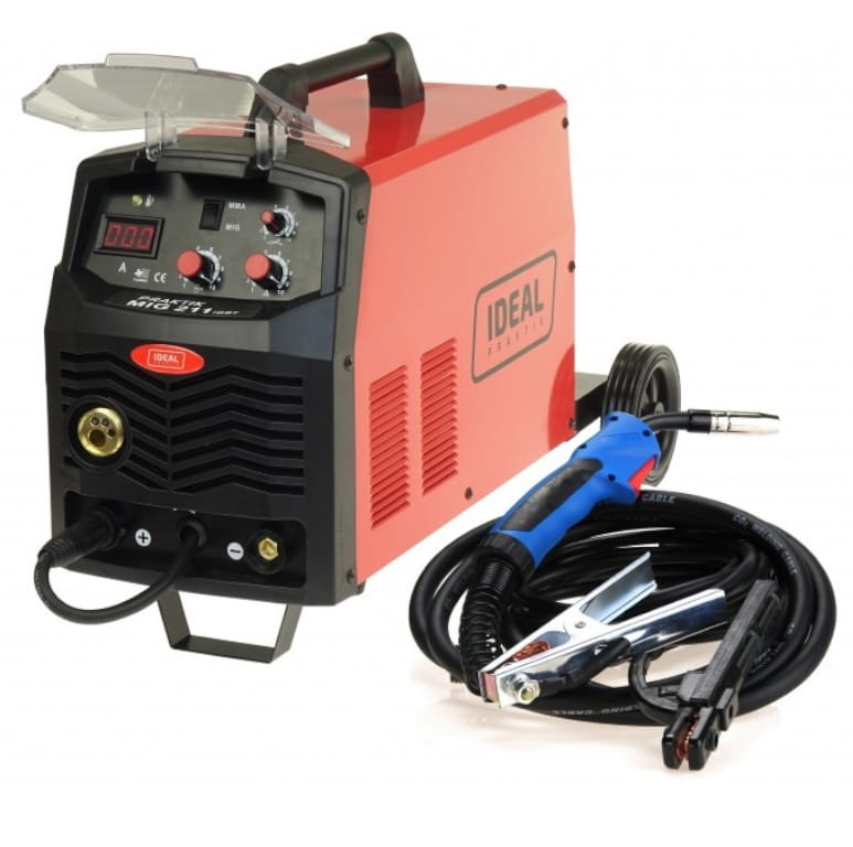 Spawarka Migomat IDEAL PRAKTIK MIG 211 MMA DIGITAL z uchwytem spawalniczym